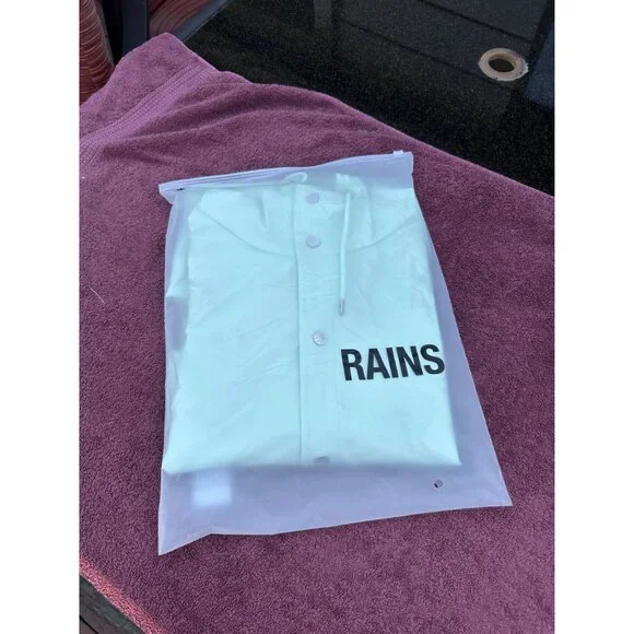 Rains Unisex Rain Jacket, Waterproof, Color Mineral Green, Size Large & X-Large - Picture 11 of 11